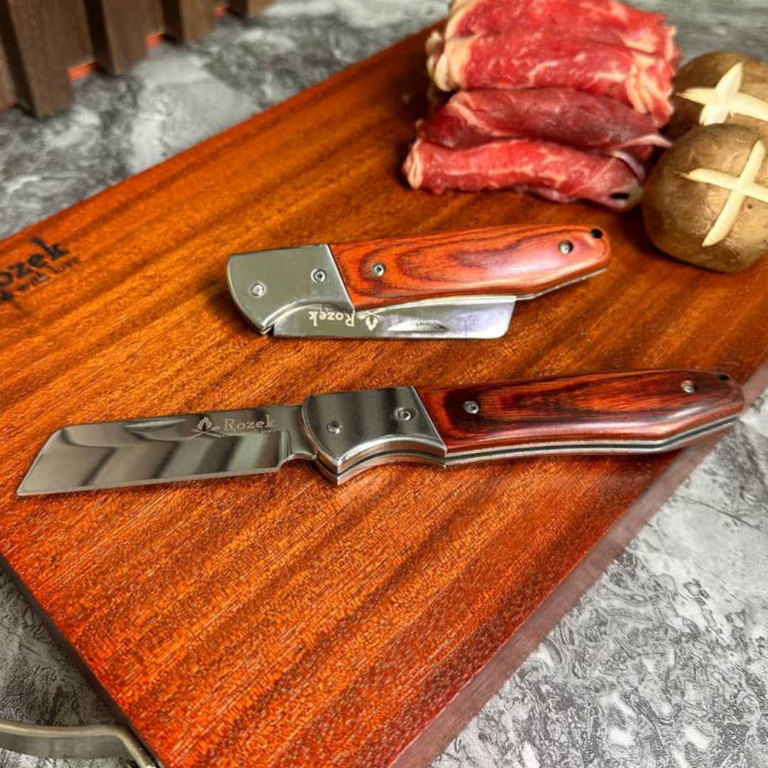 Pisau Bayu Lipat Foldable knife Grafting Filleting Grafting