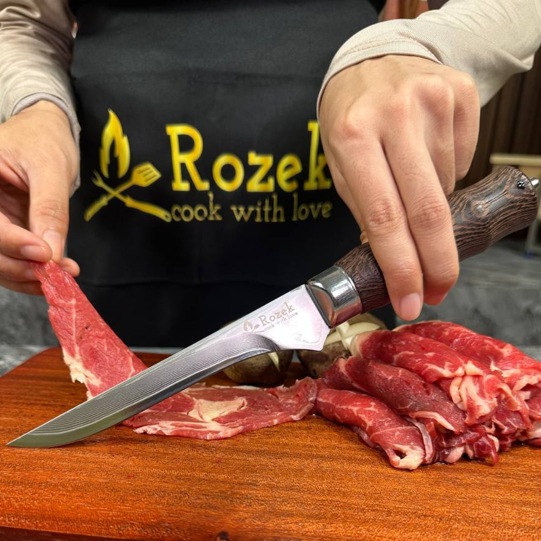 Rozek Pisau Sembelih Gelora Slaughter Knife Deboning Slicing