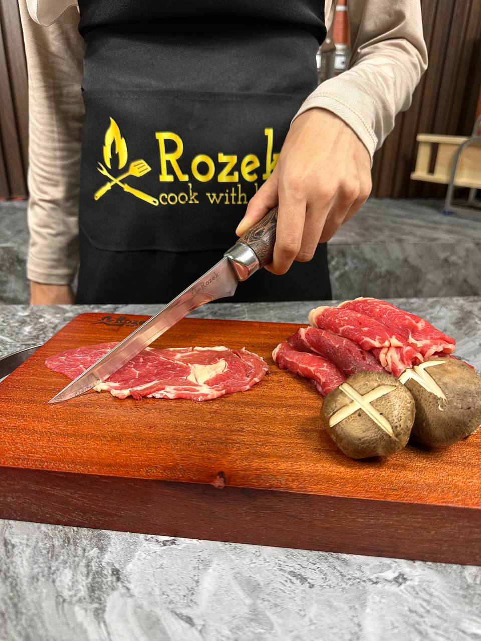 Rozek Pisau Sembelih Gelora Slaughter Knife Deboning Slicing