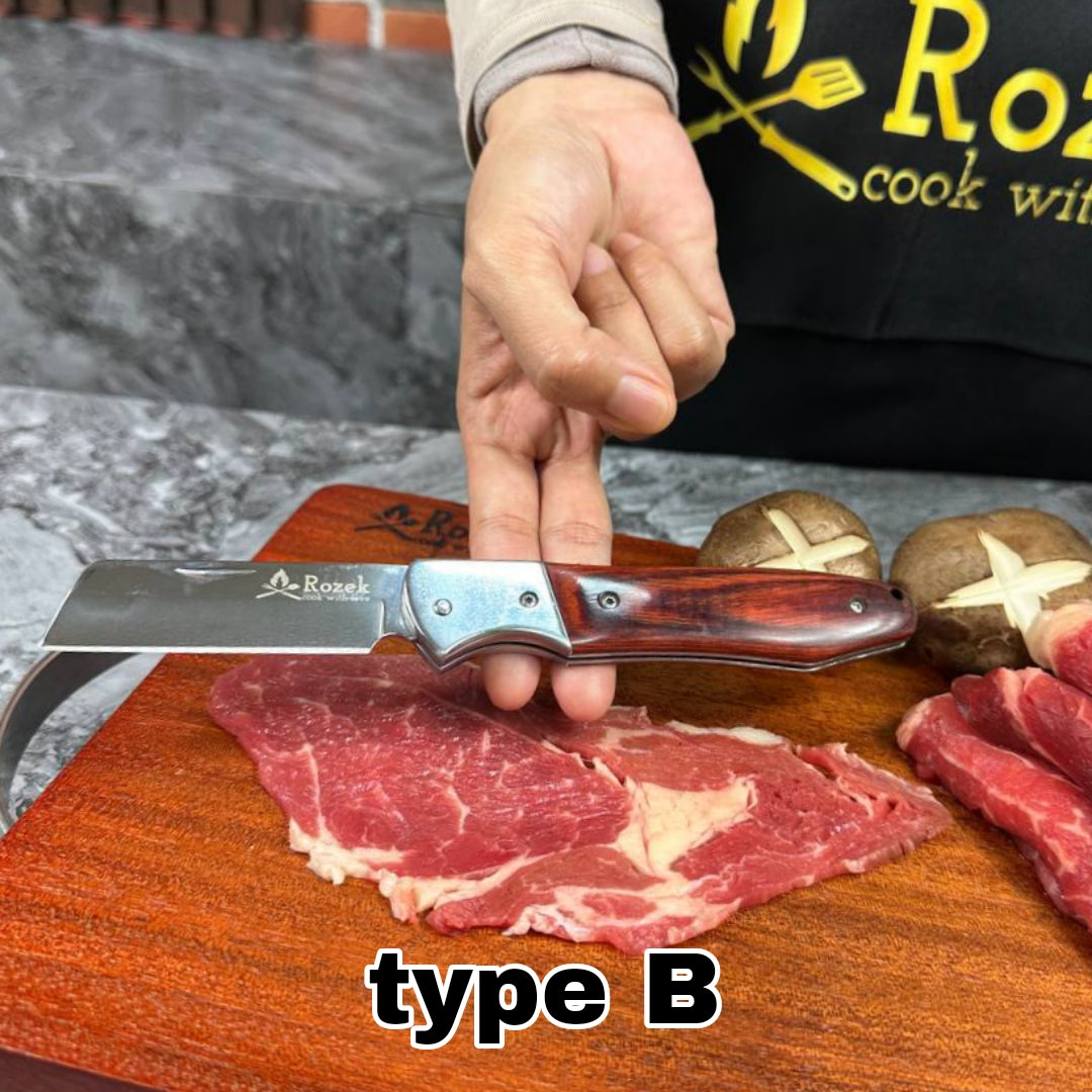 Pisau Bayu Lipat Foldable knife Grafting Filleting Grafting