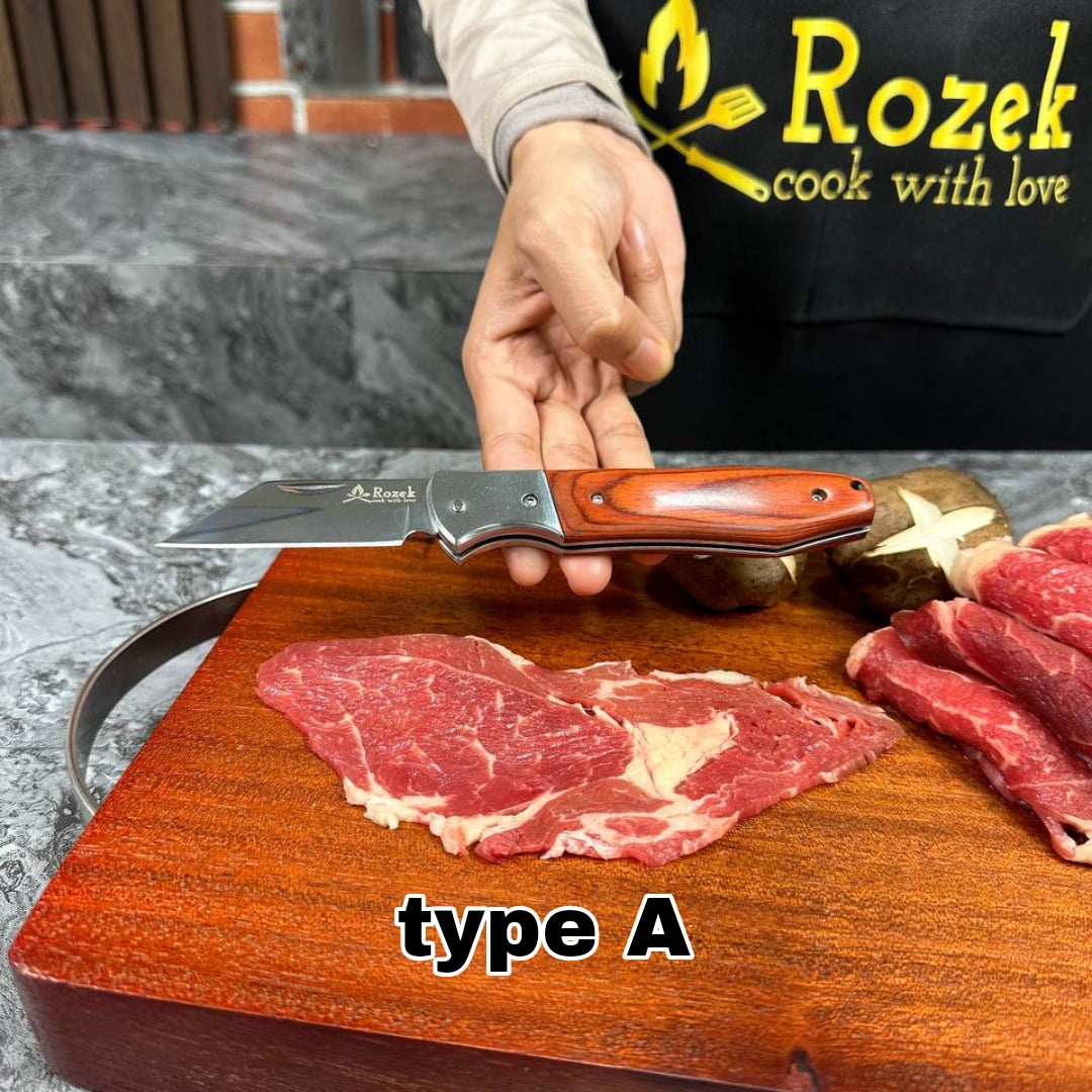 Pisau Bayu Lipat Foldable knife Grafting Filleting Grafting