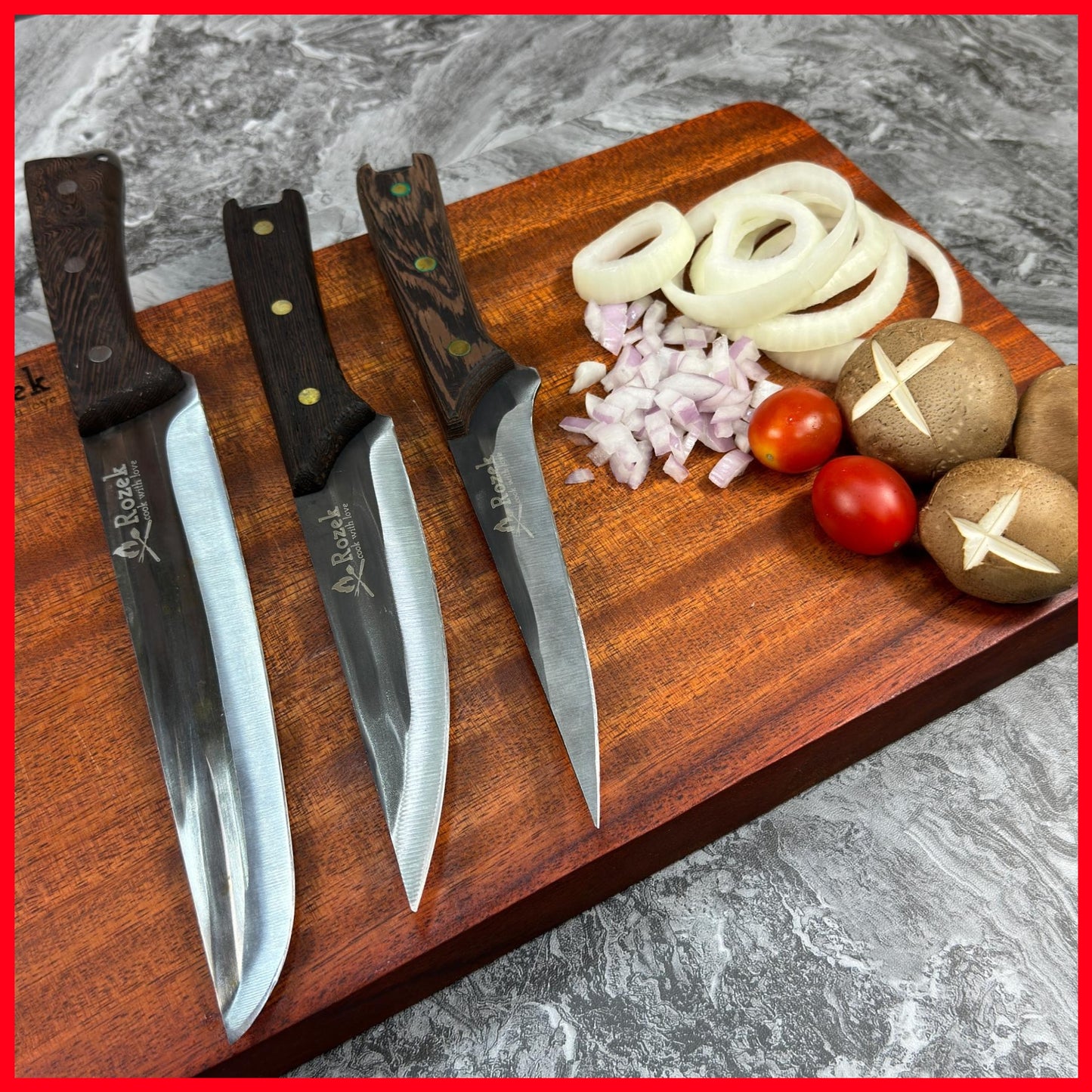 Combo Pisau Dapur Rozek Multipurpose Knife