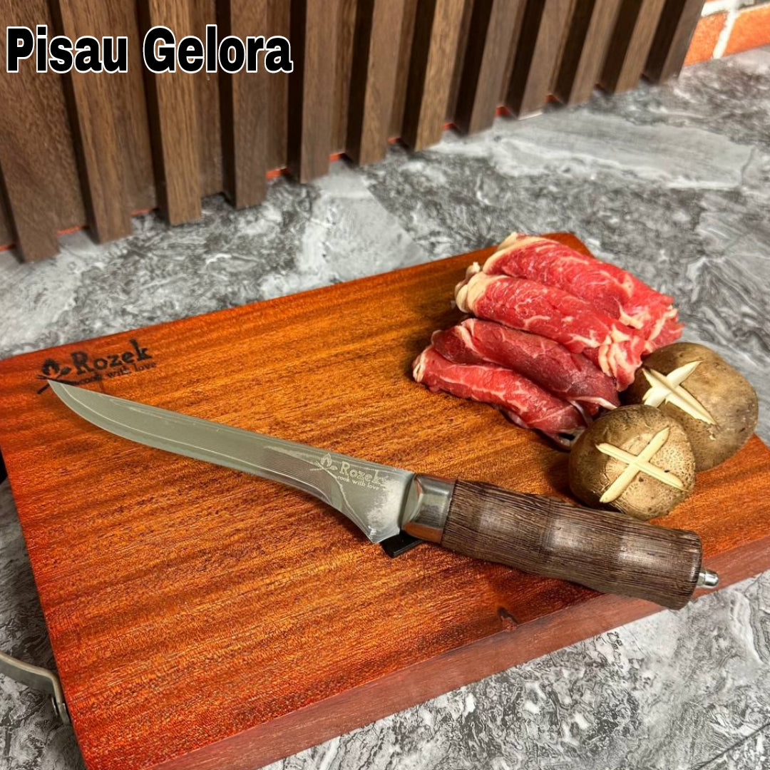 Rozek Pisau Sembelih Gelora Slaughter Knife Deboning Slicing