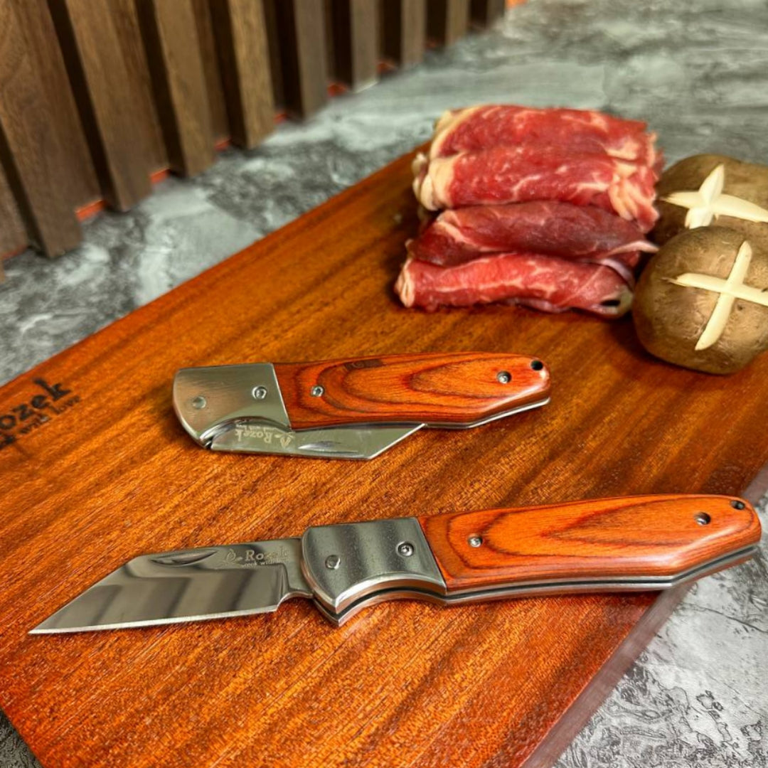 Pisau Bayu Lipat Foldable knife Grafting Filleting Grafting